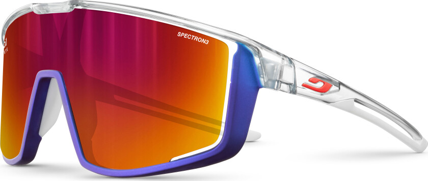 Fury Groupama-FDJ Spectron 3 Shiny Translucent Crystal/Metallic Blue OneSize, Shiny Translucent Crystal/Metallic Blue