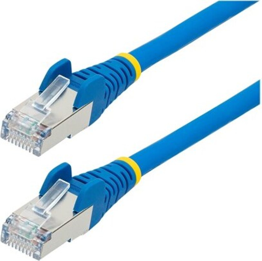 1m CAT6a Ethernet Cable - Blue - Low Smoke Zero Halogen (LSZH) - 10GbE 500MHz 100W PoE++ Snagless RJ-45 w/Strain Reliefs S/FTP Network Patch Cord - patch cable - 1 m - blue