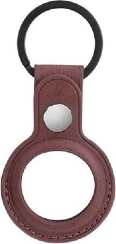 Airtag Holder Brown with Keyring