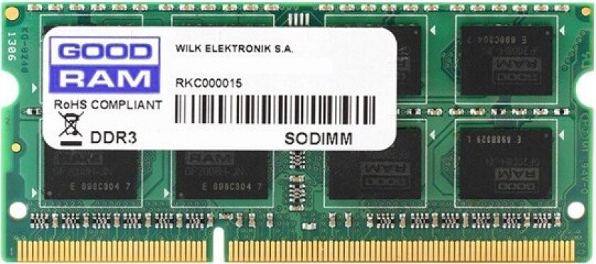 SODIMM DDR3 4GB/1333 CL9 512*8 Single Rank