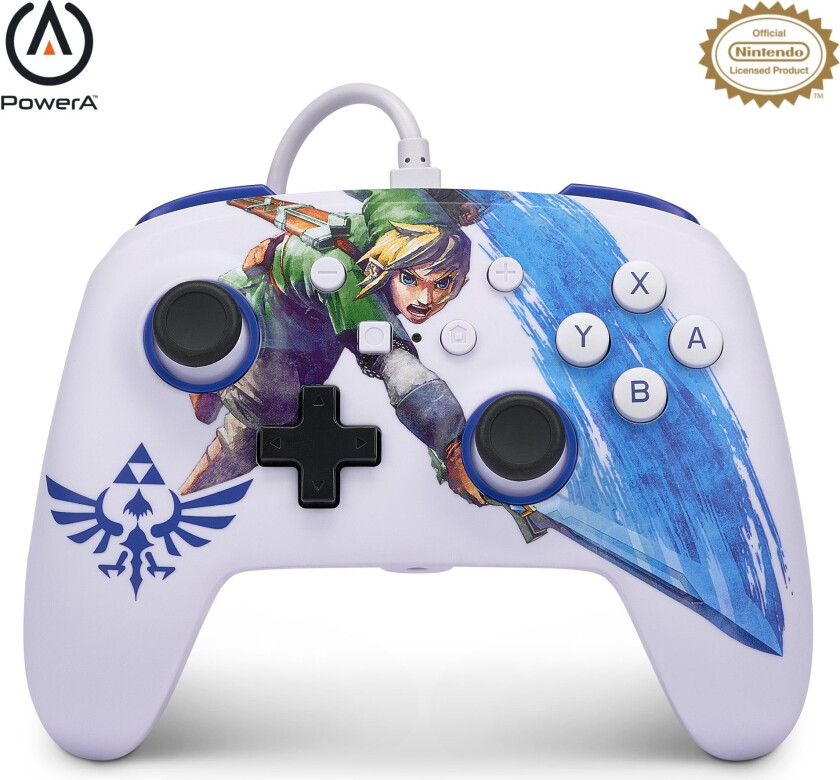 NSW ENH Wired Controller - Master Sword Attack