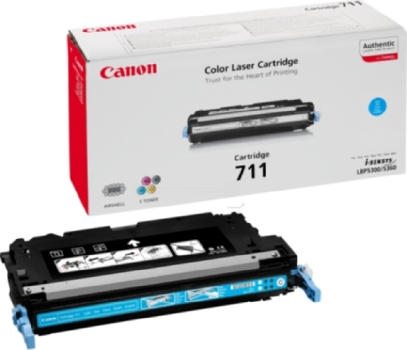 Toner Cyan 711 6k Lbp5300/5360