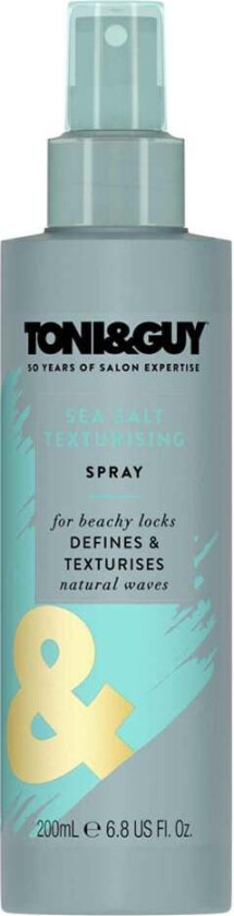 Toni&Guy Sea Salt Texurising Spray, 200 ml Toni&Guy Hårstyling
