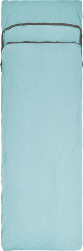 Bilde av Sea To Summit Comfort Blend Liner Rectangular With Pillow Sleeve Aqua Sea Blue OneSize, Aqua Sea Blue