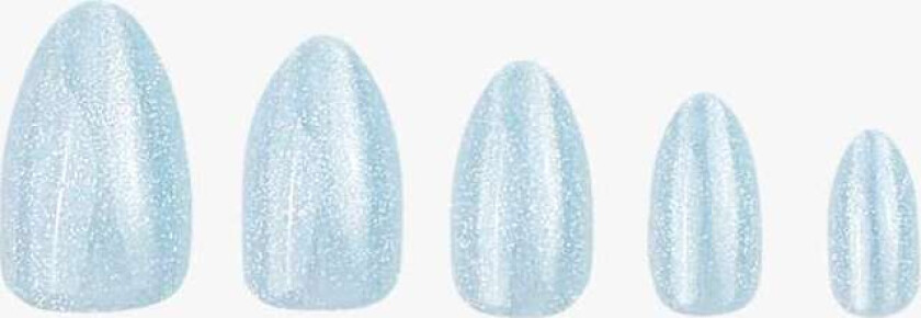 Reusable Press-On Nails Glacier Blue 30 stk