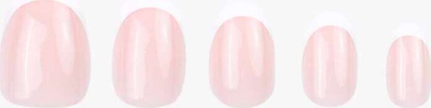 Bilde av Reusable Press-On Nails Classic French Almond 30 stk
