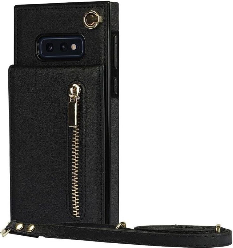 Zipper halskjede deksel Samsung Galaxy S10e - Sort