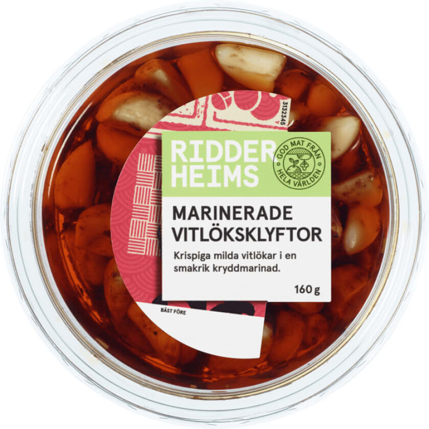 Hvitløksfedd Marinert 160g