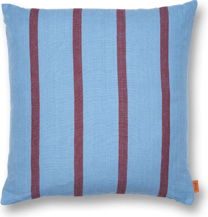 Grand pute 50x50 cm Faded blue-burgundy