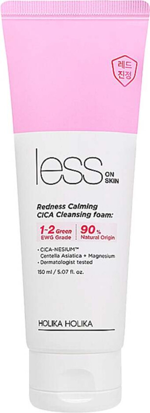 Less on Skin Redness Calming CICA Cleansing Foam, 150 ml  Ansiktsrengjøring