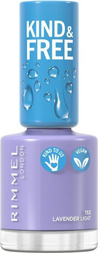 Kind & Free Nail Polish Lacquer 153 Lavender Light