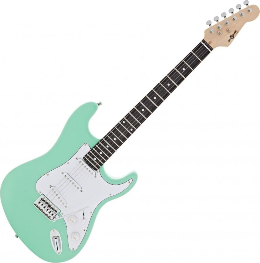 LA Electric Guitar by Gear4music Seafoam Green