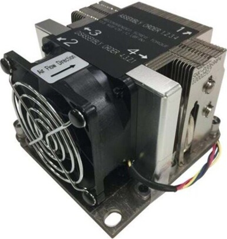 Supermicro SNK-P0068AP4 - Prosessorkjøler - (for: LGA3647) - 60 mm - 2U