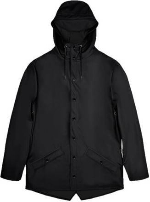 Rains Unisex Jacket L, Black