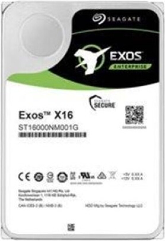 Exos X16 - 14TB - Harddisk - ST14000NM001G - SATA-600 - 3.5"