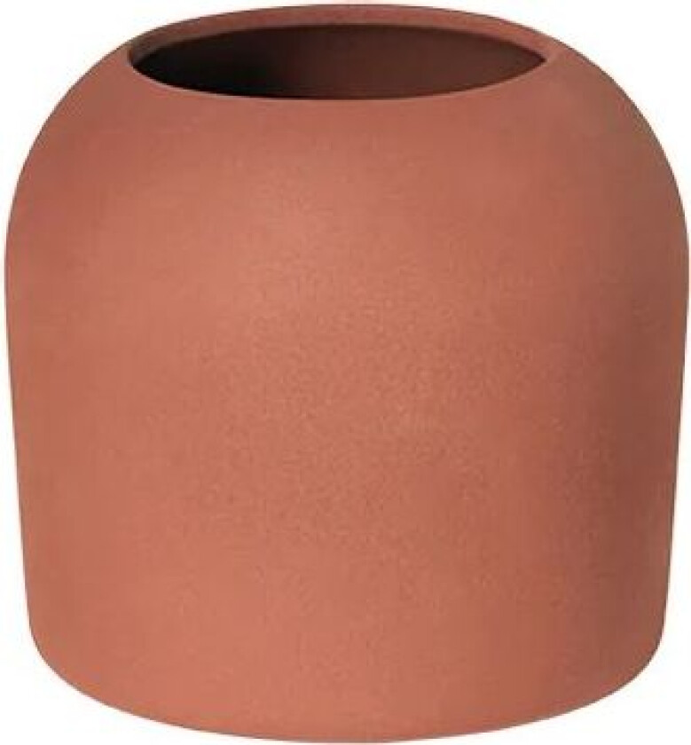 Dome Vase XS Ø16x14 cm Terracotta red