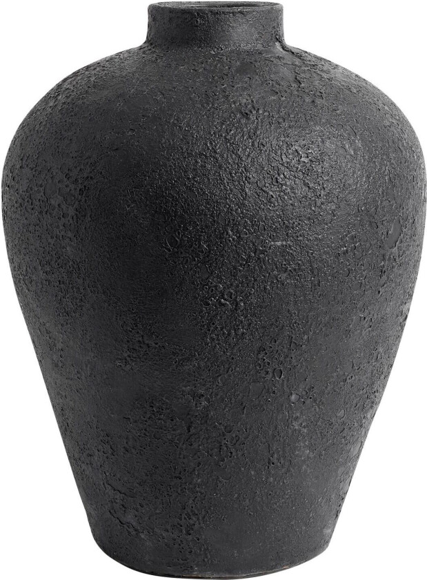 MUUBS Luna krukke 40 cm Svart-terracotta
