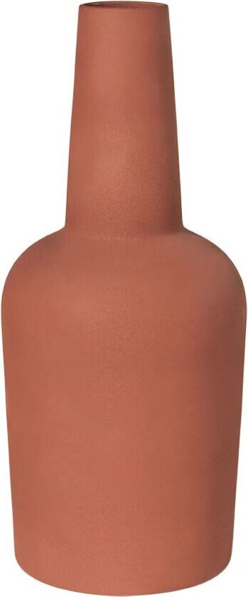 Dome Vase L Ø18x49 cm Terracotta red