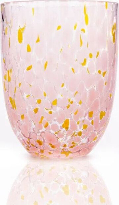 Confetti drikkeglass 25 cl Rosa-gul