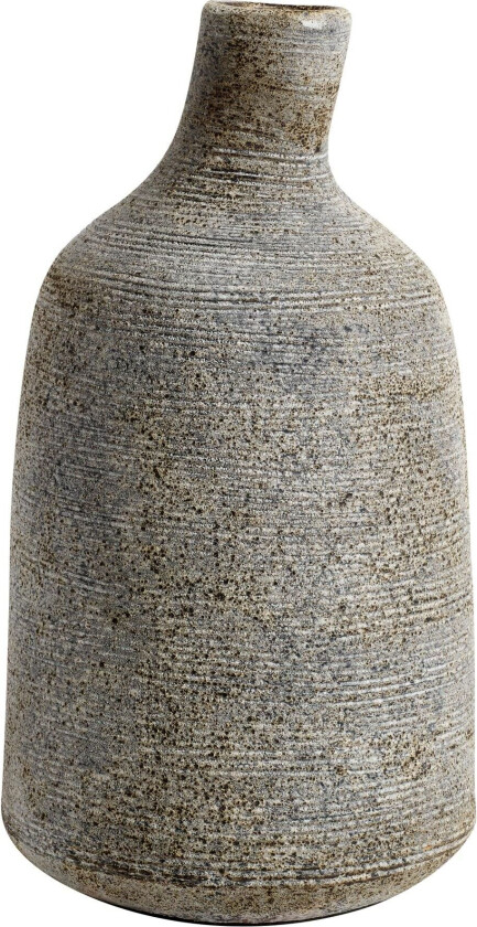 MUUBS Stain vase stor 26 cm Gråbrun
