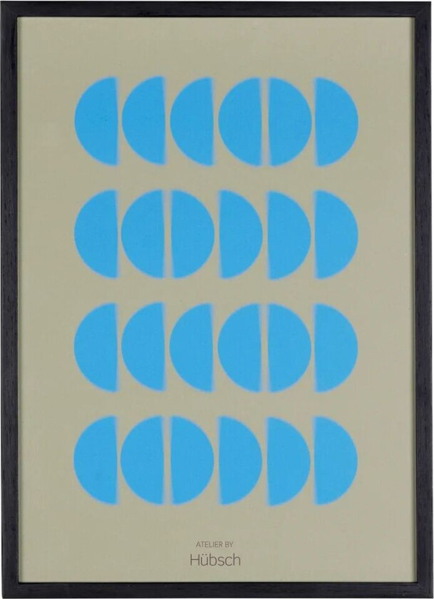 Bilde med tre ramme medium Svart