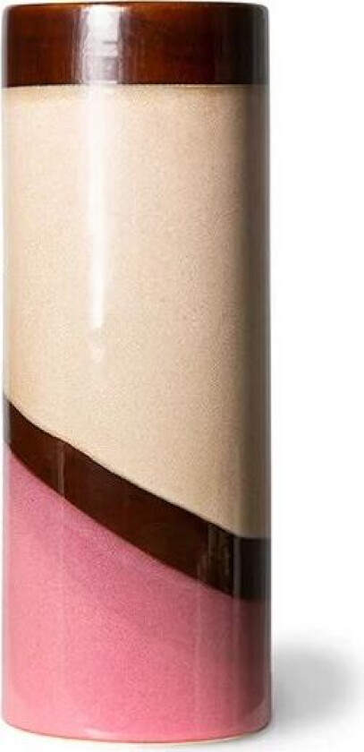 70's keramikk Vase L Ø9,5x25 cm Dyner