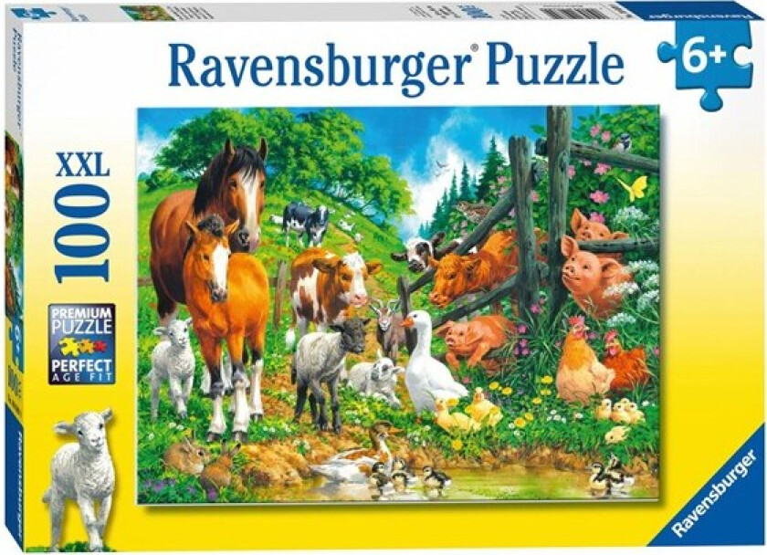 Puzzle Animal Meeting 100st. XXL Gulv