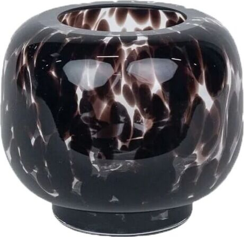 Leo lyslykt Ø12,5 cm Svart