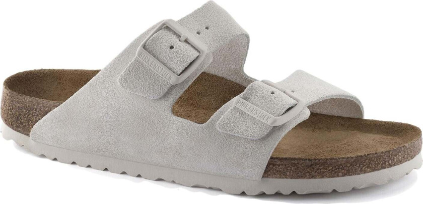Arizona Suede Leather Narrow Sko Hvit female 39