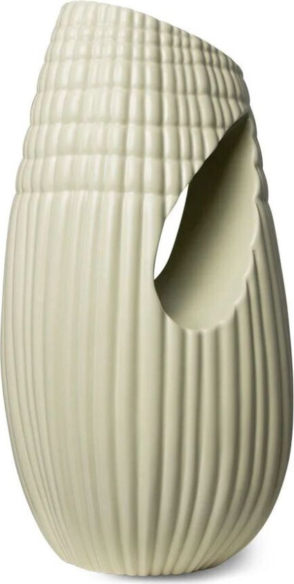 HK Objects Vase Riflet 14x32 cm Matt mint
