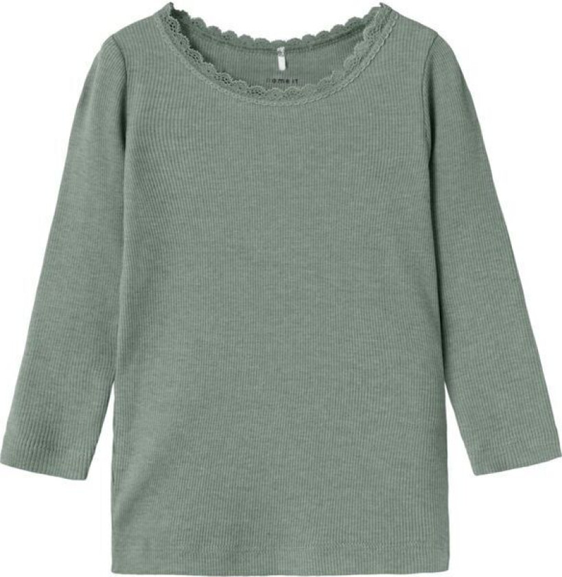 Name It Kab ribb genser til småbarn, lily pad melange