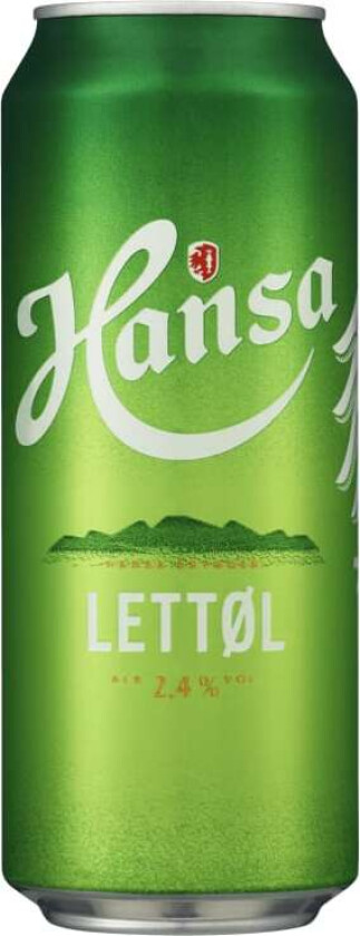 Hansa Lettøl 0,5l boks