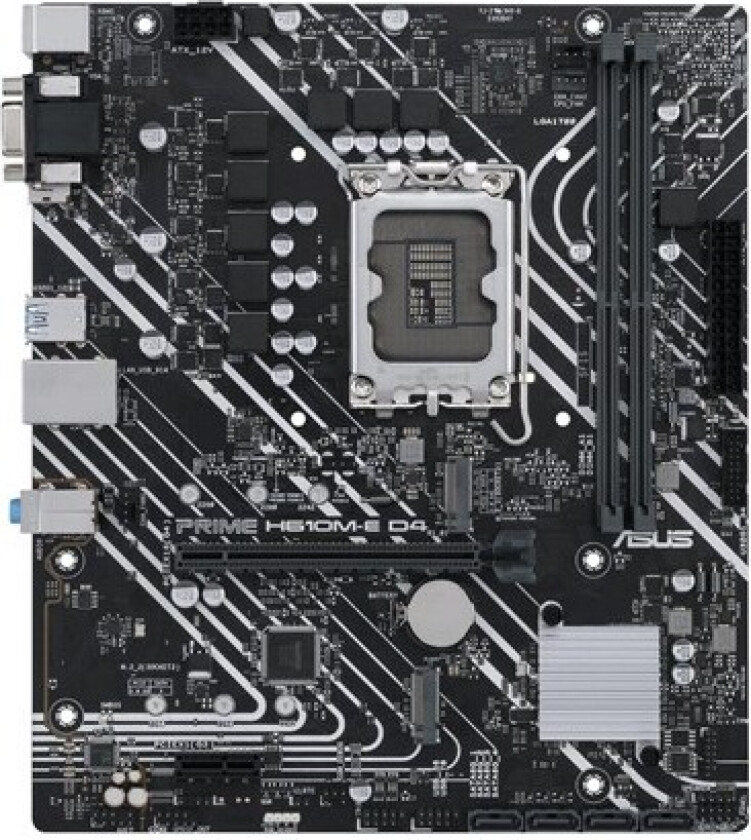 Asus Prime H610m-e D4-csm Mikro Atx Hovedkort