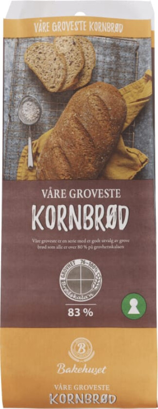 Kornbrød Grovt 750g