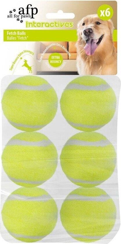 All For Paws Hyper Fetch Ekstraballer 5 cm 6-p