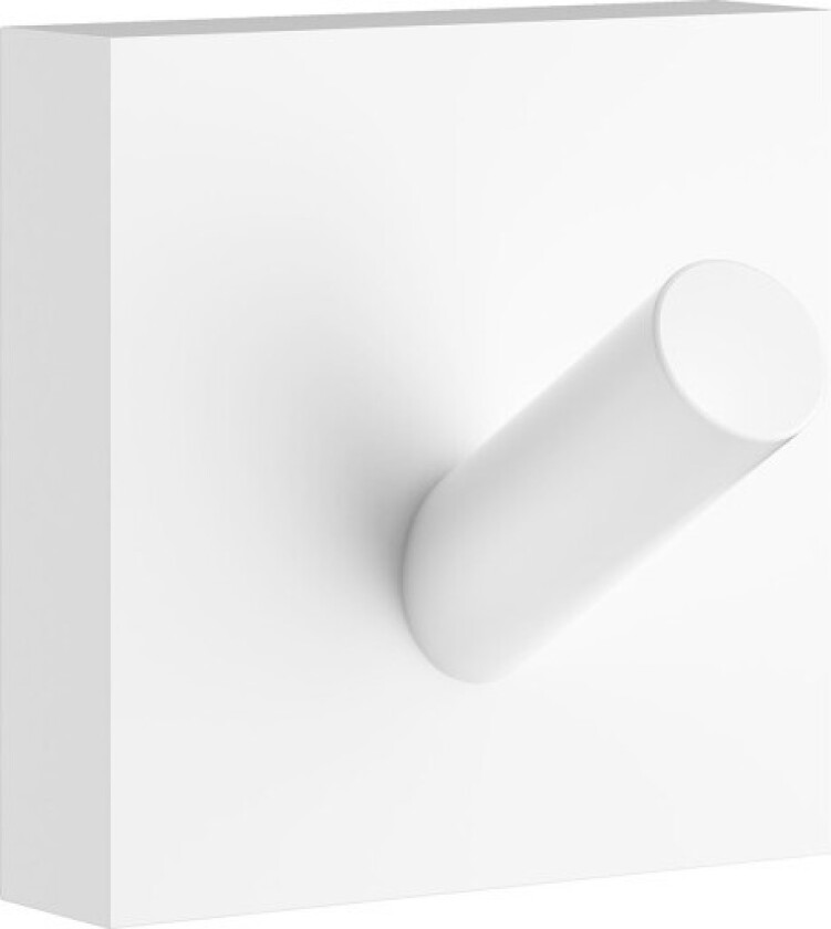 House håndkleknagg, matt hvit