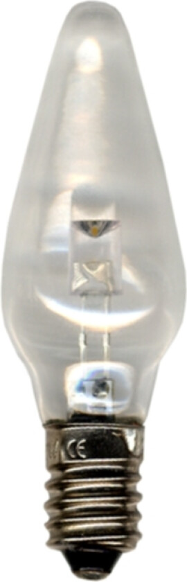 Universal LED pære 0,2W E10 10-55V klar. 3-pakke
