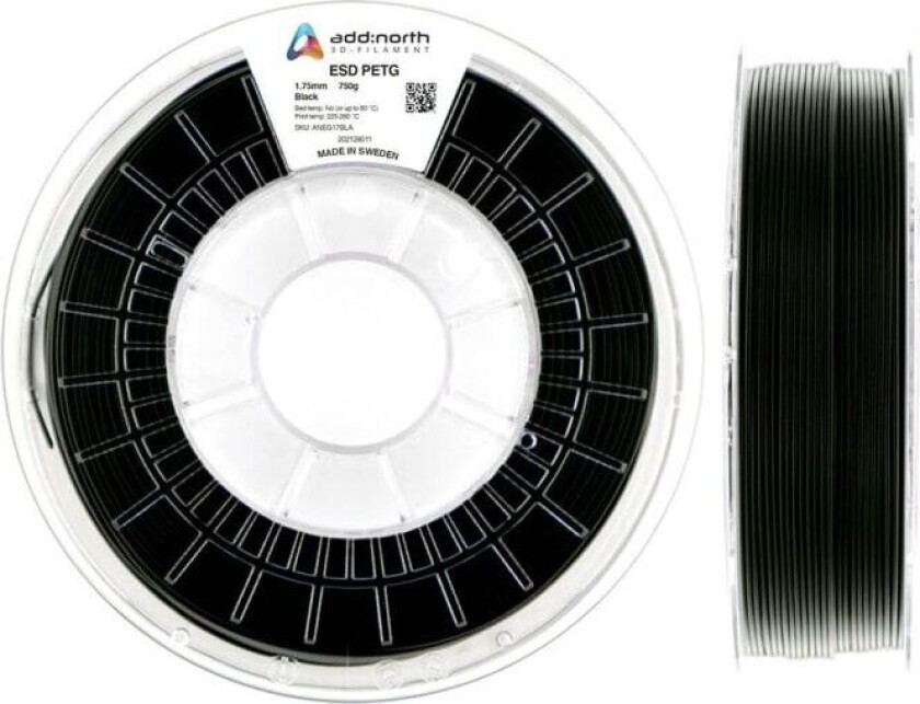 Petg Esd – 1,75 Mm – 750g – Svart