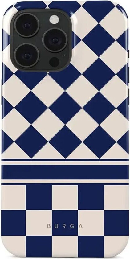 Burga iPhone 15 Pro Tough Fashion Deksel - Check & Mate