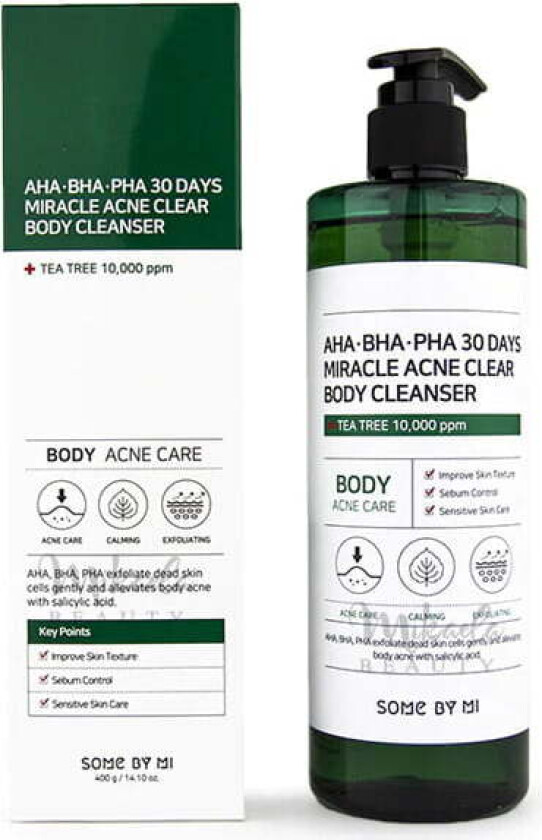 AHA BHA PHA 30 Days Miracle Acne Clear Body Cleanser 400ml
