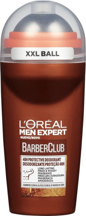 Men Expert Deo Roll On Barber Club 48h 50ml