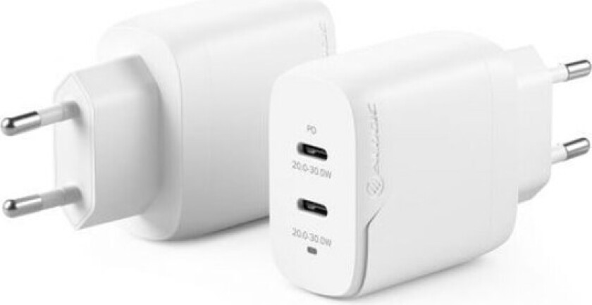 - Rapid Power 40W (20+20W) GaN charger