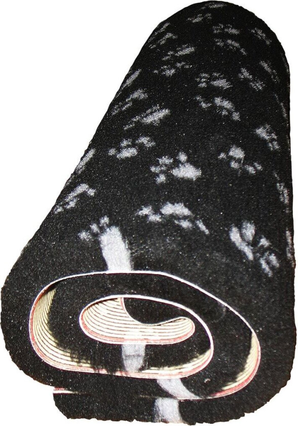 Bilde av Hundeseng / Brett med poter- Svart, 100x75 cm