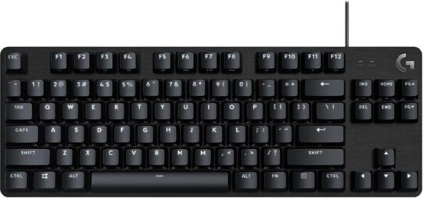 G413 TKL SE - US - Gamingtastatur - Uten numpad - Amerikansk Engelsk - Svart