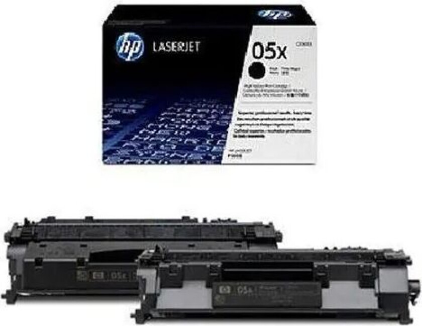 Hp Toner Svart 6.5k - Ce505xd 2-pack