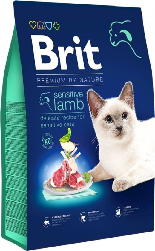 Brit Premium By Nature Cat Sensitive Lamb (1,5 kg)
