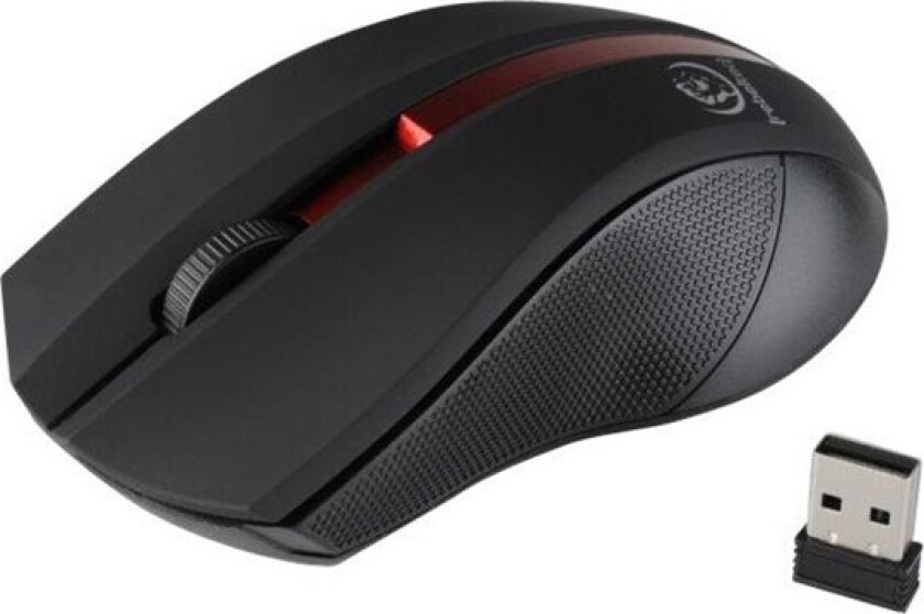 Galaxy - mouse - 2.4 GHz - red - Mus - Optisk - 3 knapper - Rød