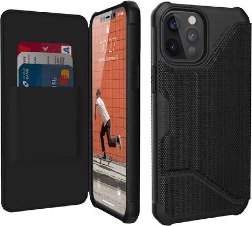 Apple iPhone 12 Pro Max 5G Rugged Case Metropolis - Kevlar Black
