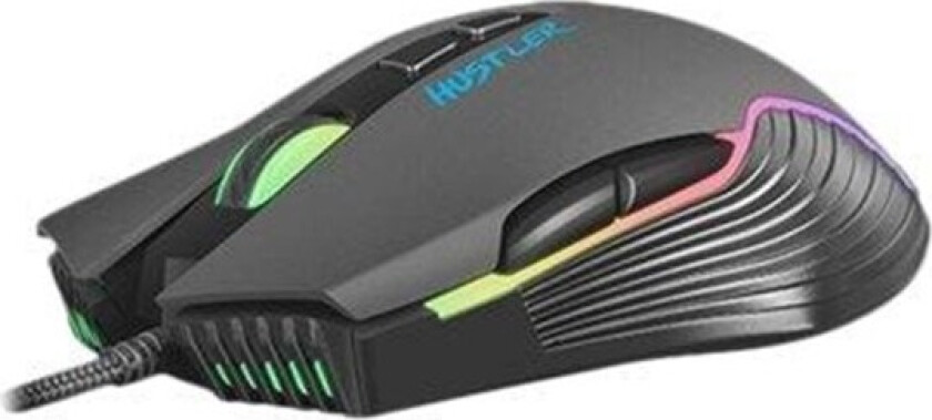 FURY Hustler - Mus - Optisk - 7 - Svart