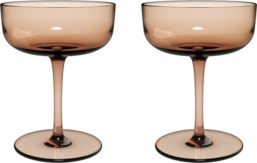 Like champagneglass coupe 10 cl 2-pakning Clay